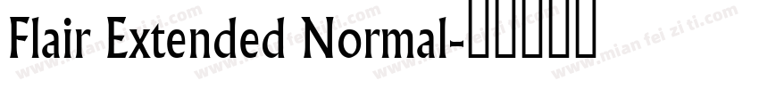 Flair Extended Normal字体转换